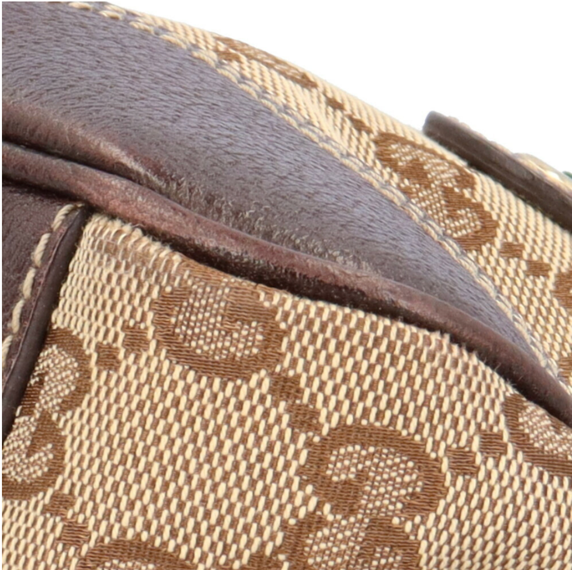 Gucci Princy GG Canvas Marroón Vintage