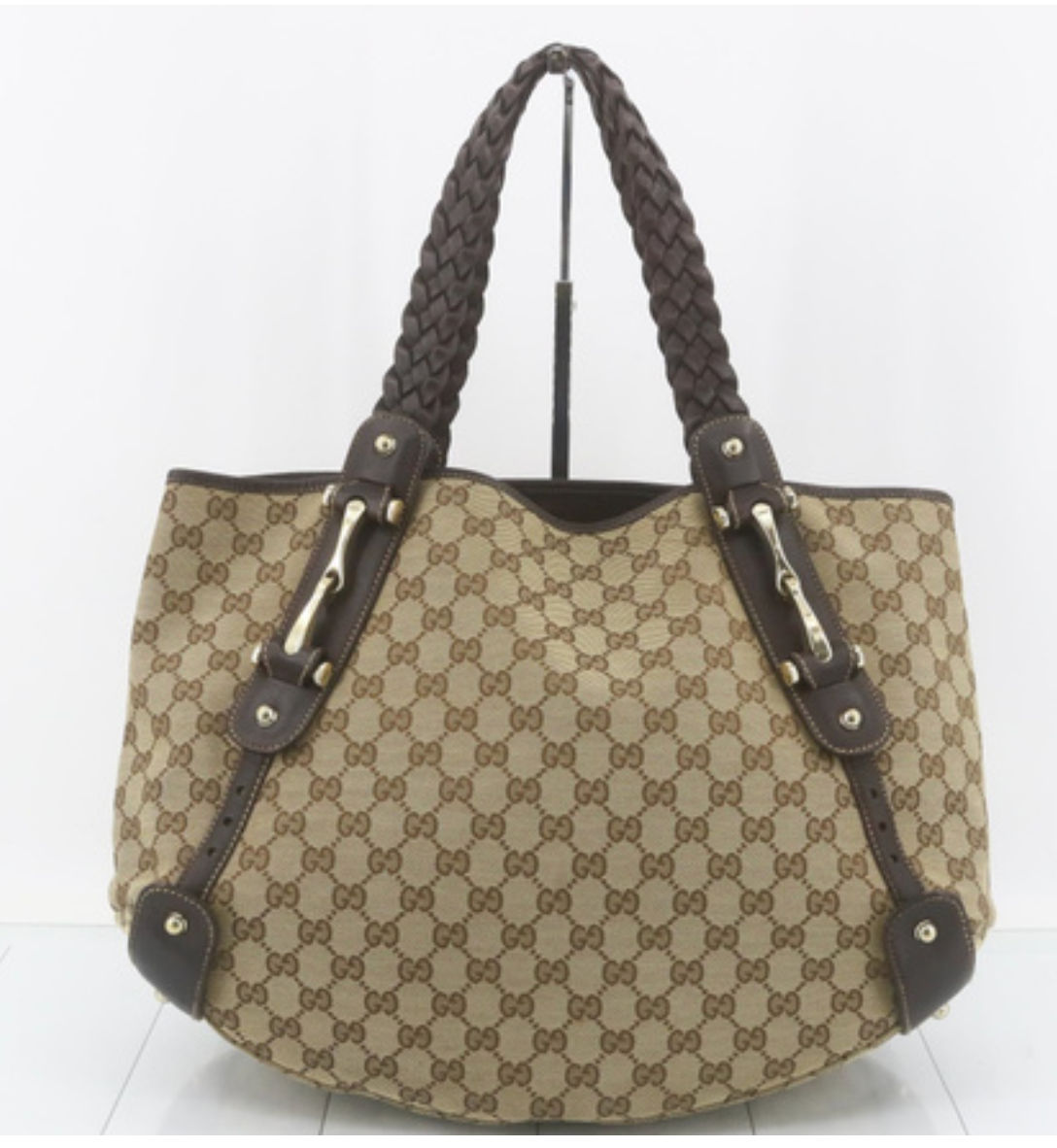 Gucci Pelham GG Canvas con Asas Marrones