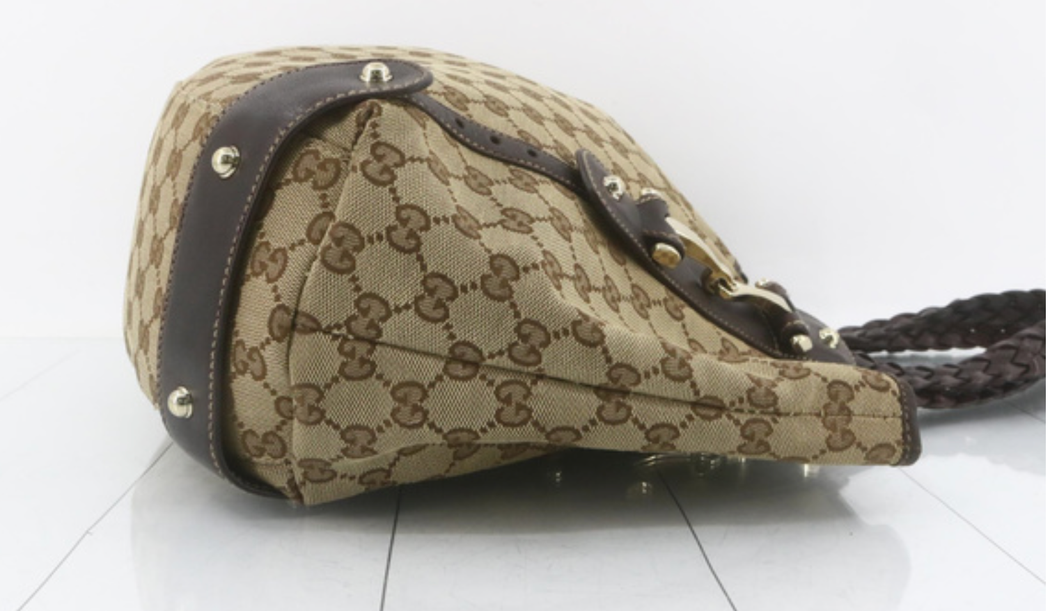 Gucci Pelham GG Canvas con Asas Marrones