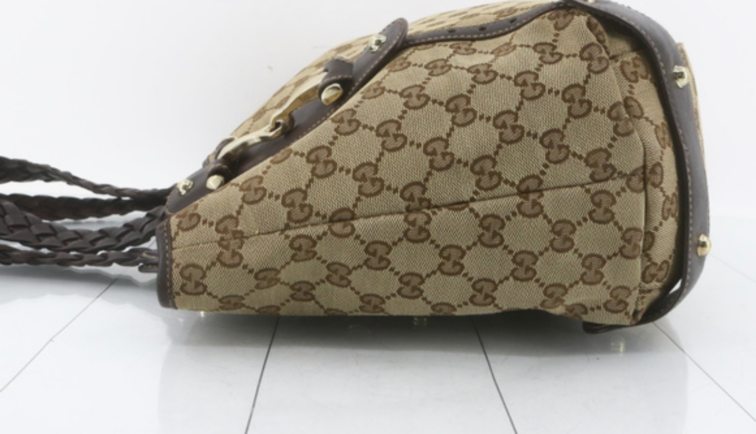 Gucci Pelham GG Canvas con Asas Marrones