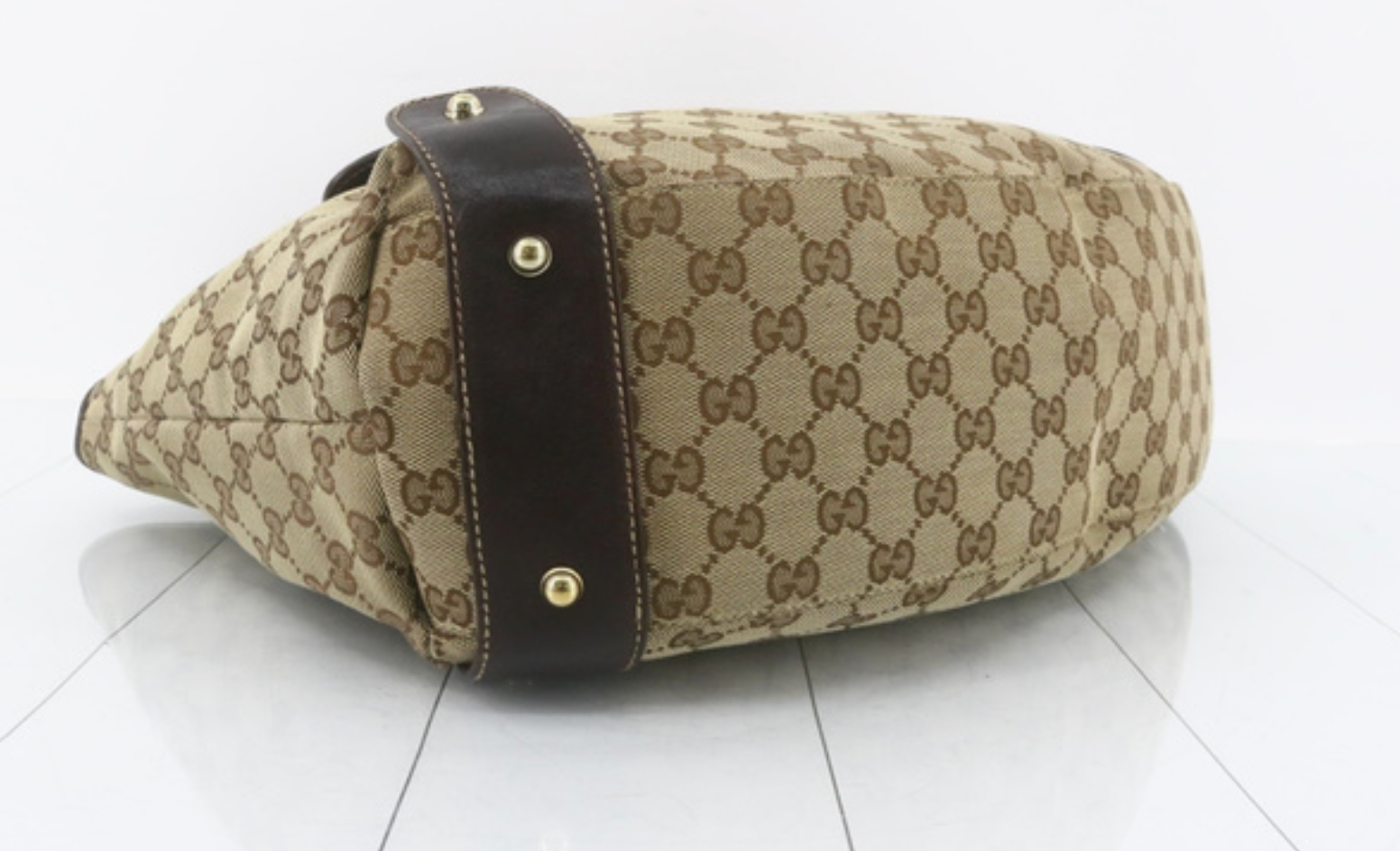 Gucci Pelham GG Canvas con Asas Marrones