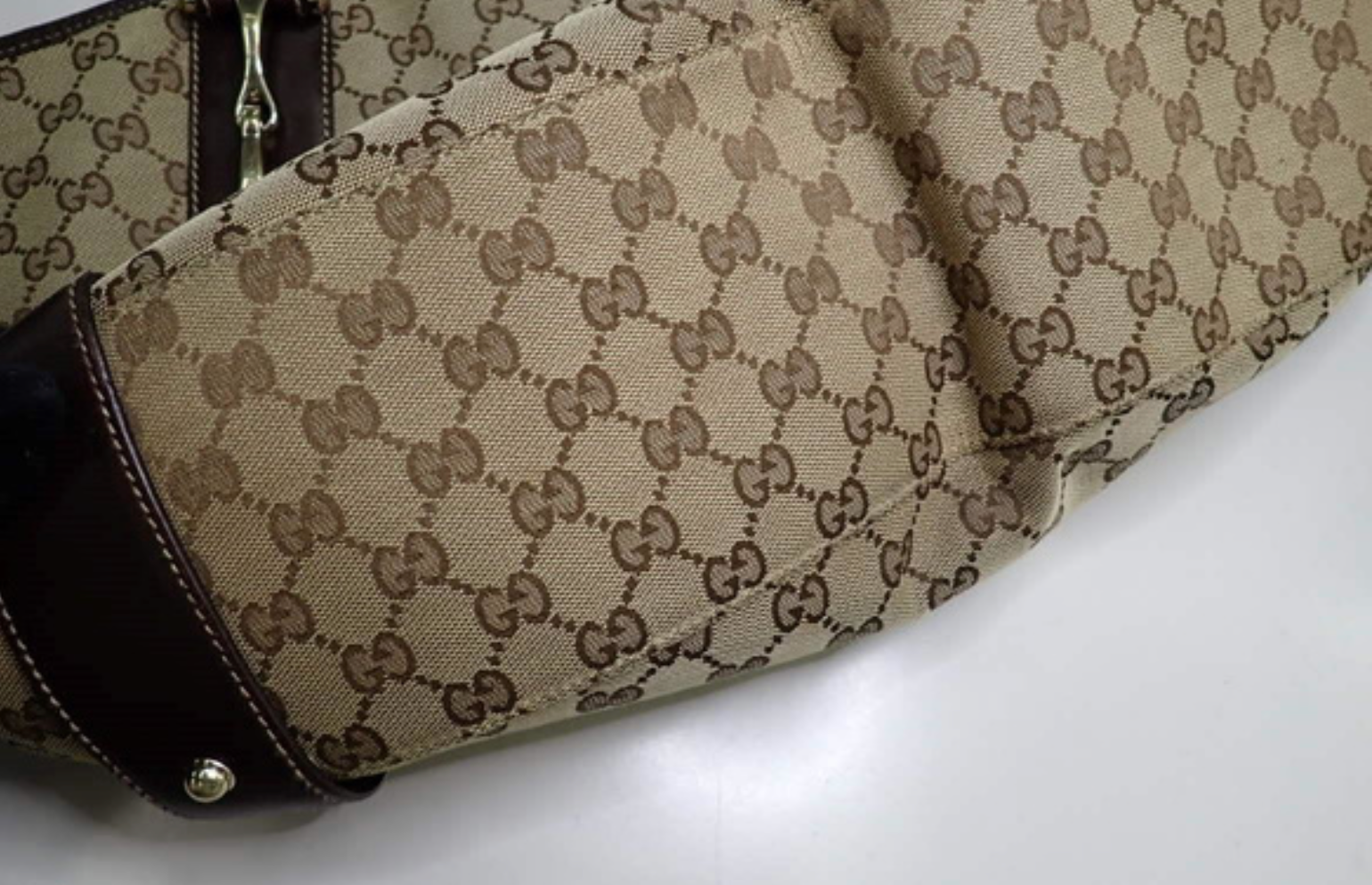 Gucci Pelham GG Canvas con Asas Marrones