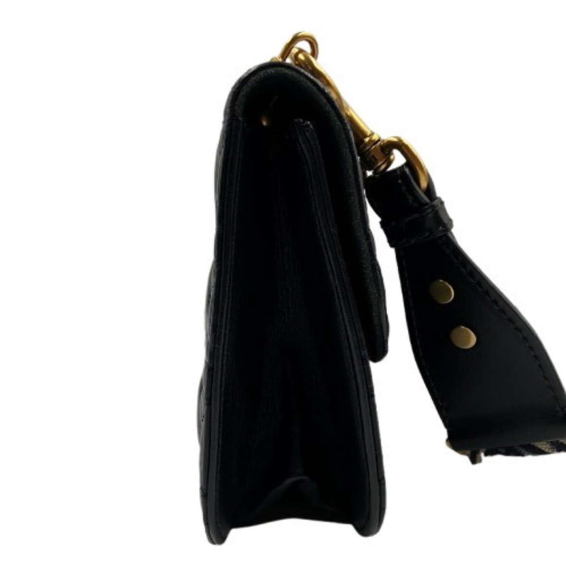 DiorAddict Cannage bandolera guitar bag black - bajo pedido