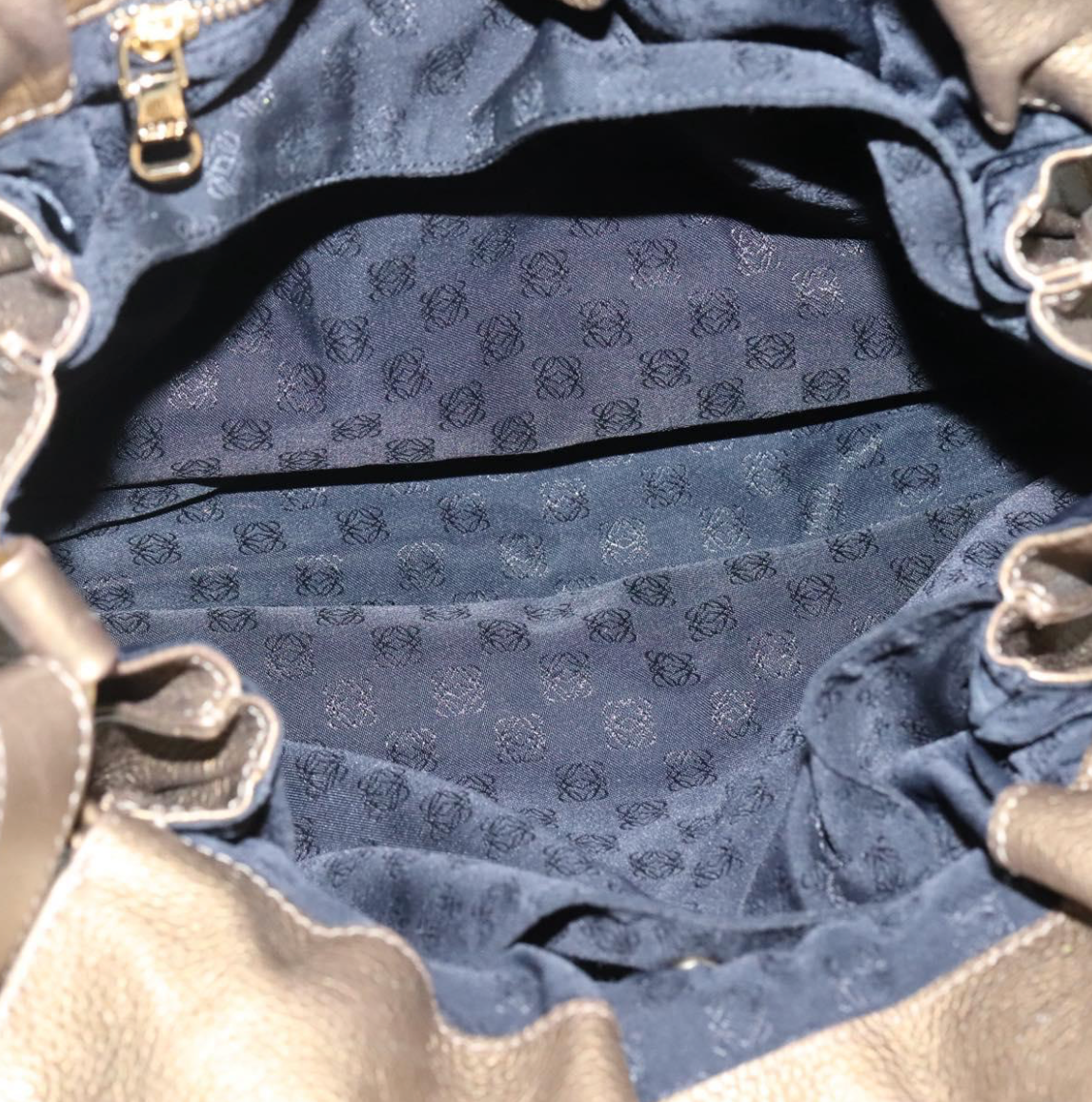 Loewe Flamenco Medium en piel gold