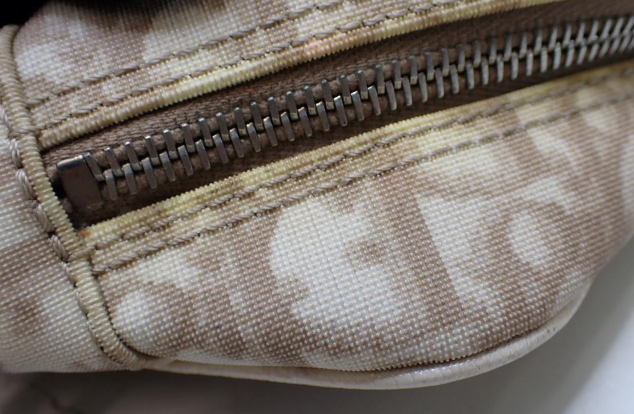 Christian Dior Trotter Beige Floral Embroidery