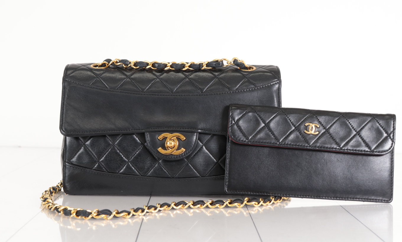Chanel timeless classic flap 23 con monedero