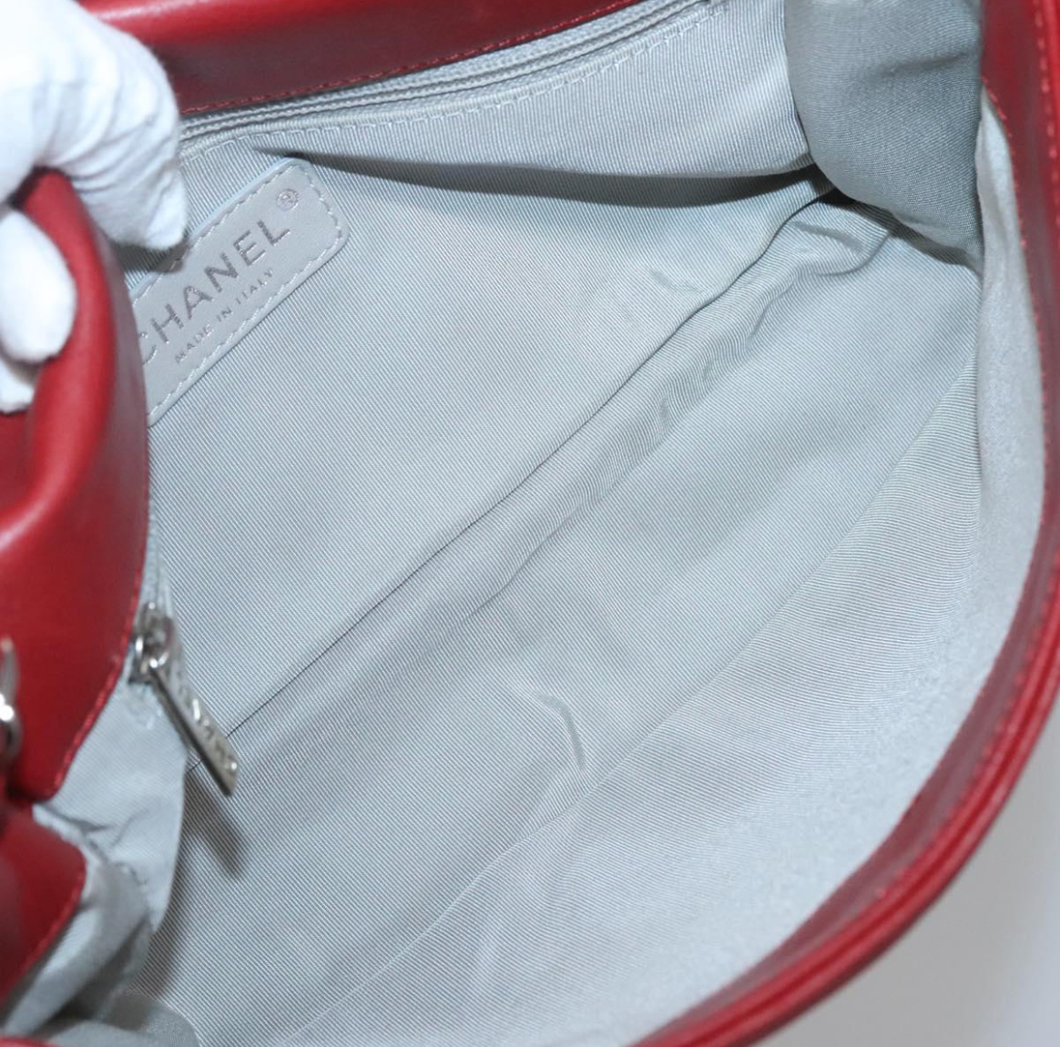 Chanel Hobo Logo CC Rojo