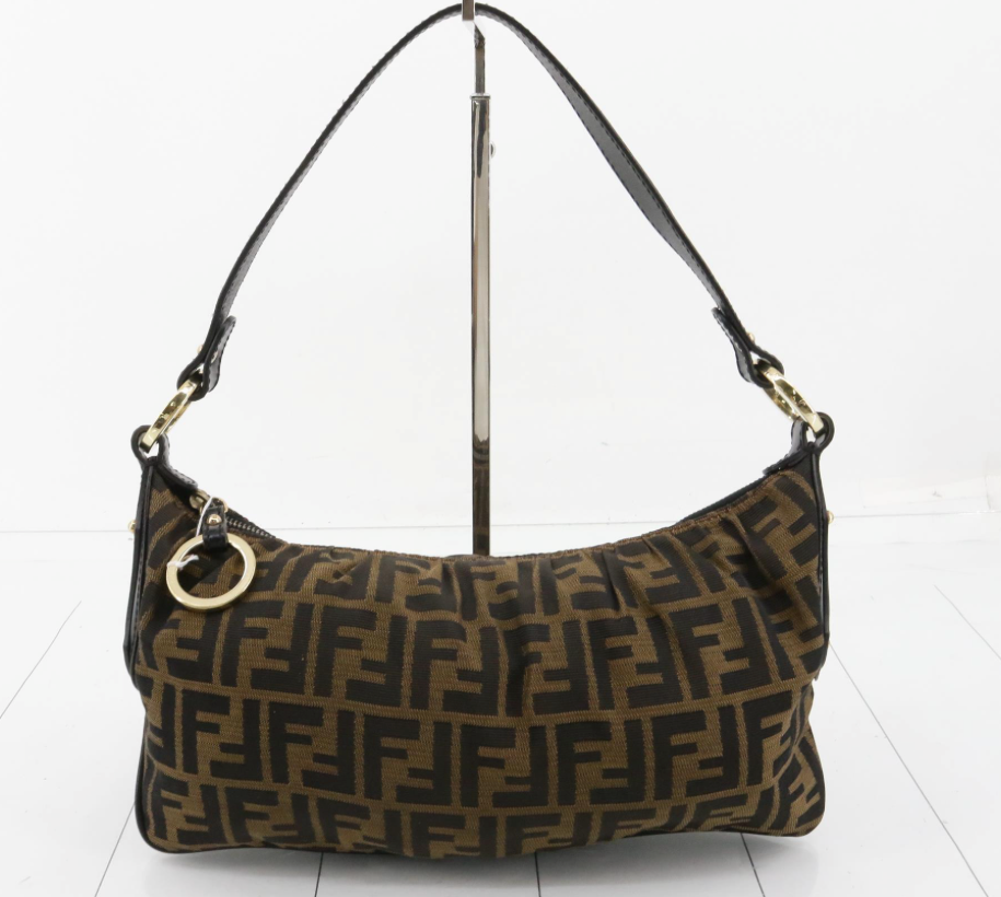 Fendi Zucca hobo en canvas marrón