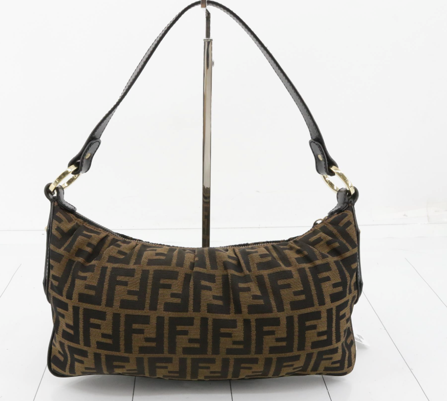 Fendi Zucca hobo en canvas marrón