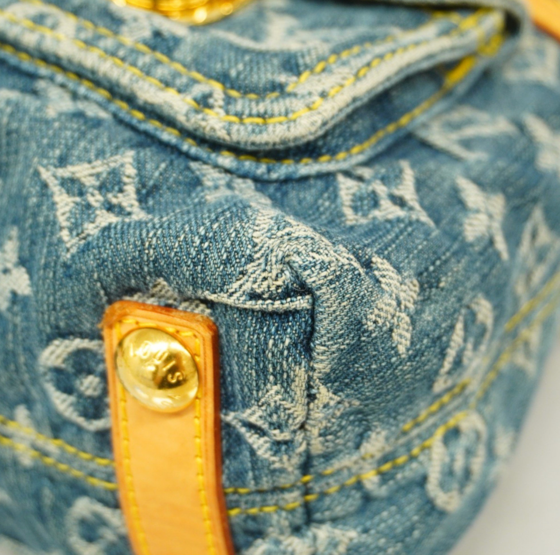 Louis Vuitton Baggy en Denim Azul
