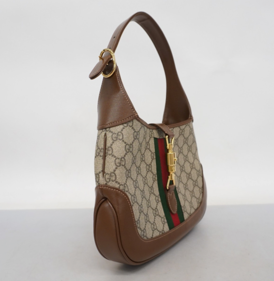 Gucci Jackie 1961 mediano marrón en canvas GG