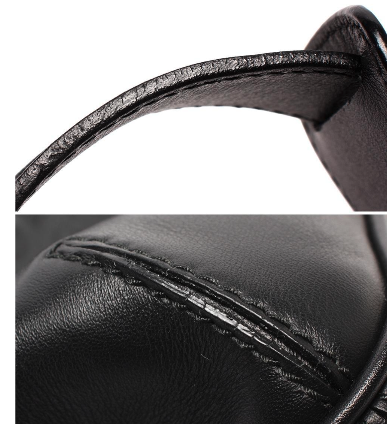 Gucci Hobo en piel negra con insignias Horsebit