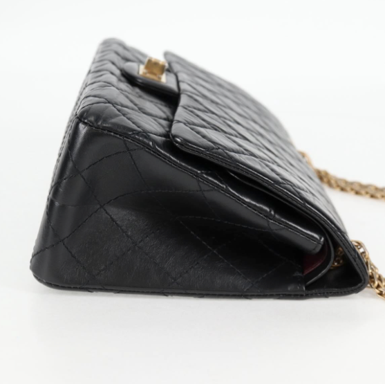 Chanel Reissue 2.55 Flap Bag en piel de becerro negra 2019