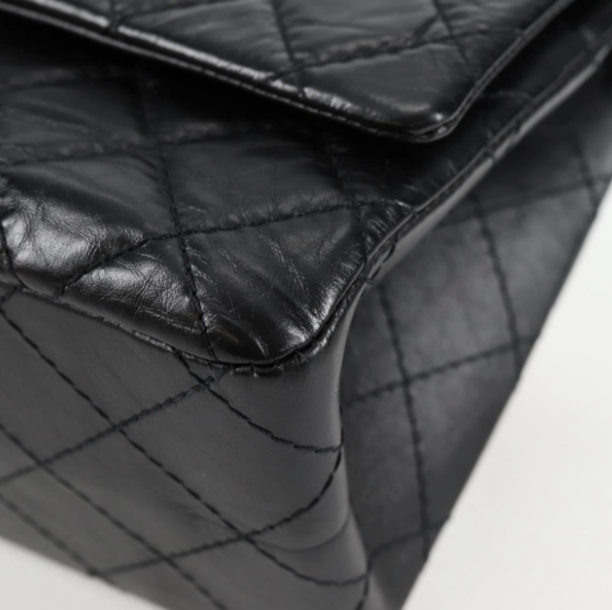 Chanel Reissue 2.55 Flap Bag en piel de becerro negra 2019