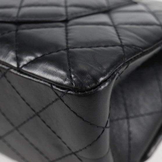 Chanel Reissue 2.55 Flap Bag en piel de becerro negra 2019