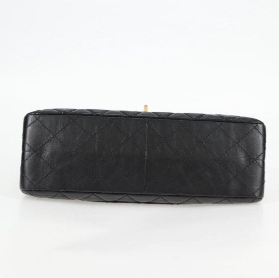 Chanel Reissue 2.55 Flap Bag en piel de becerro negra 2019