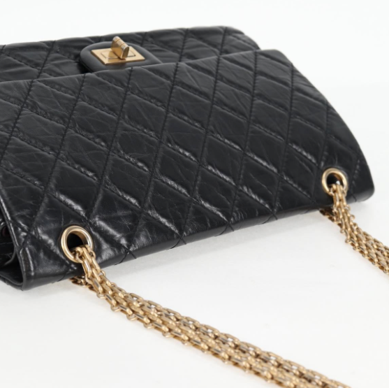 Chanel Reissue 2.55 Flap Bag en piel de becerro negra 2019