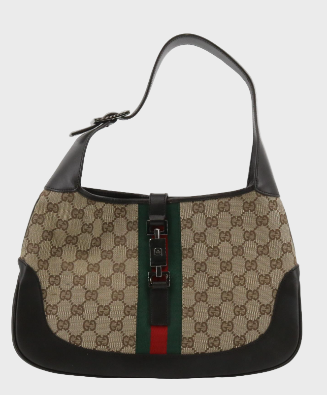 Gucci Jackie GG Canvas Shoulder Bag – Clásico Vintage