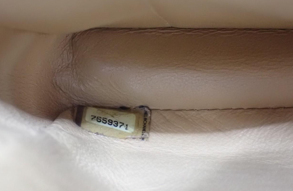 Chanel Choco Bar Lambskin Shoulder Bag — Beige