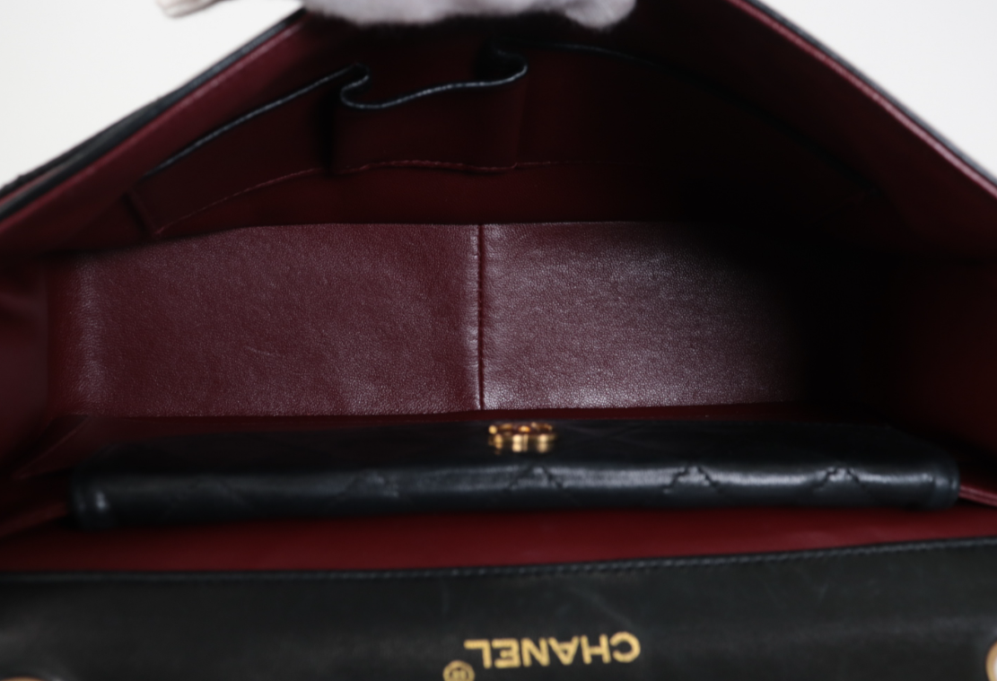 Chanel Timeless Single Flap Vintage con cartera