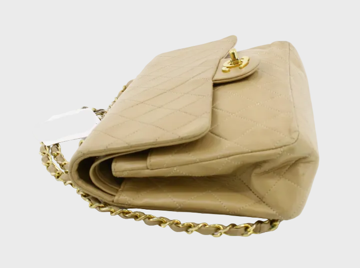 Chanel Timeless Classic Double Flap 25 Beige serie 0