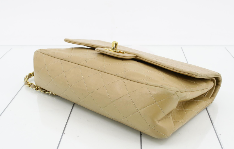 Chanel Timeless Classic Double Flap 25 Beige serie 0