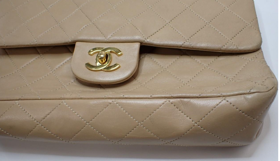 Chanel Timeless Classic Double Flap 25 Beige serie 0