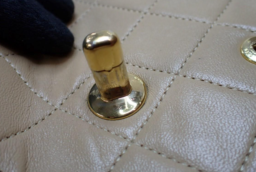 Chanel Timeless Classic Double Flap 25 Beige serie 0