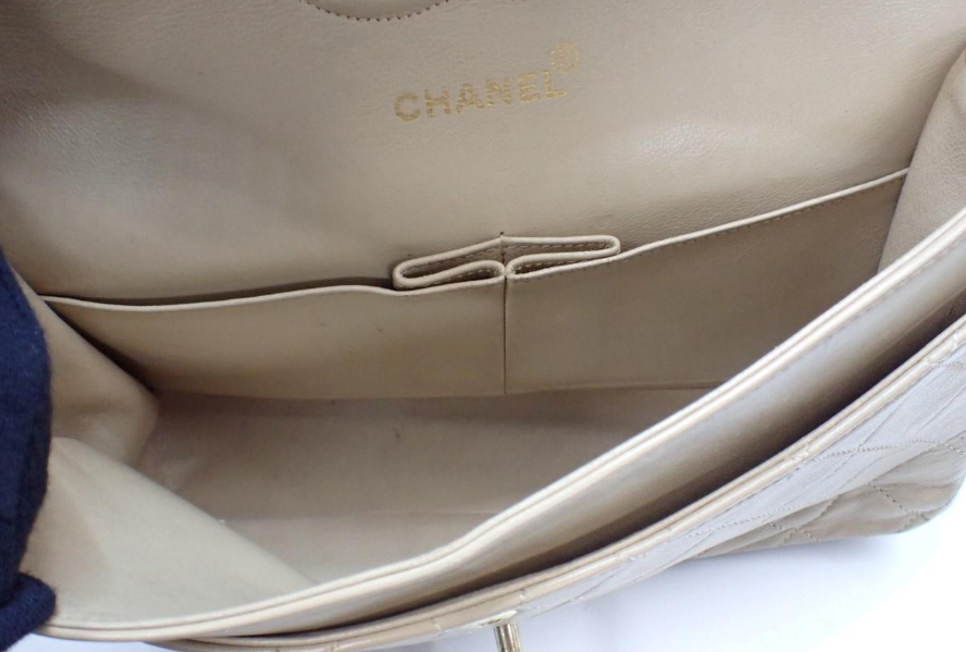 Chanel Timeless Classic Double Flap 25 Beige serie 0