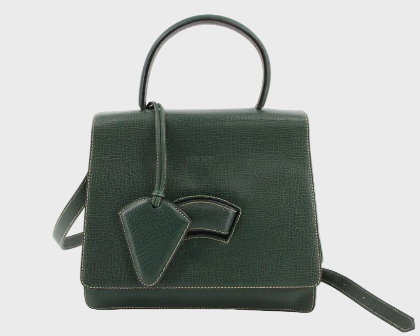 Loewe Barcelona mediano vintage bandolera Verde