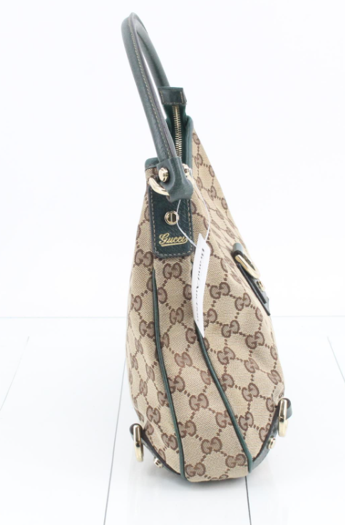 Gucci GG Canvas Shoulder Bag verde