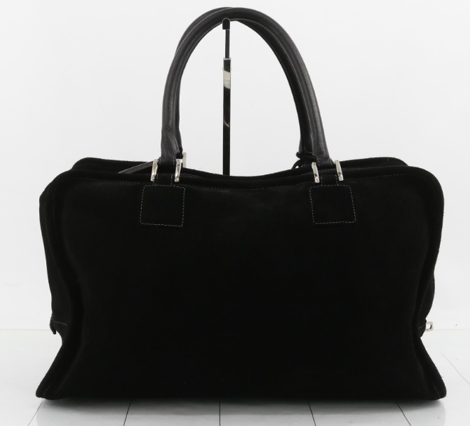 Loewe Amazona 44 ante negro con cristales Swarovski　　　　　