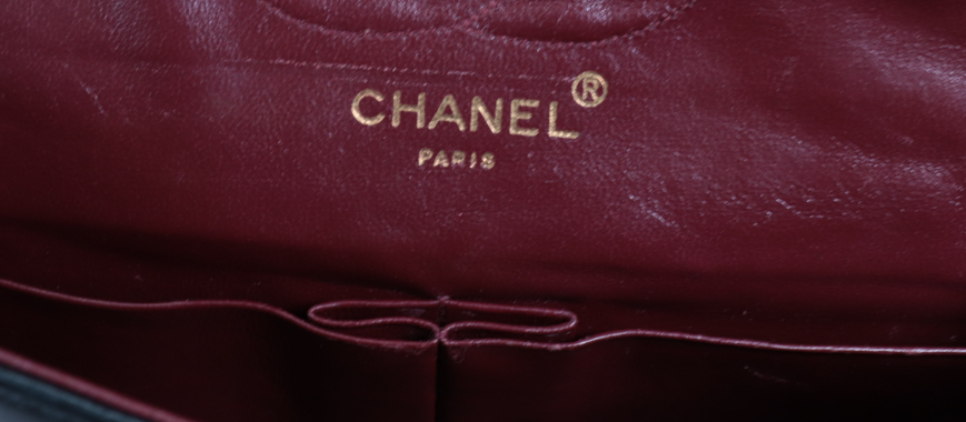 Chanel Timeless Double Flap 25 Lambskin Negro -  Serie 1