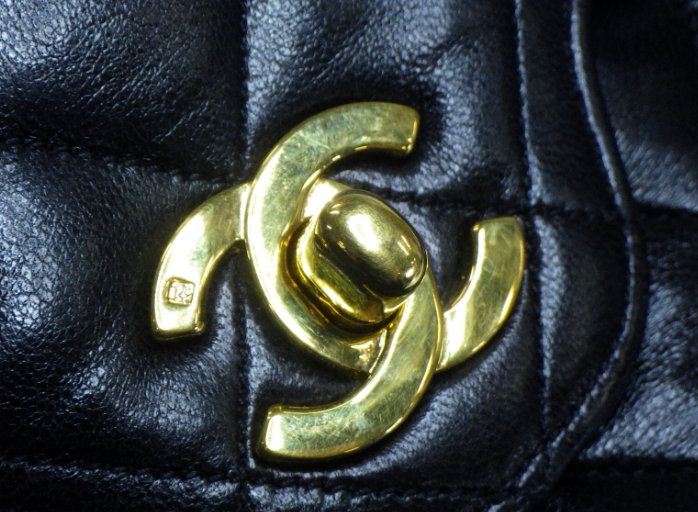 Chanel Timeless Double Flap 25 Lambskin Negro -  Serie 1