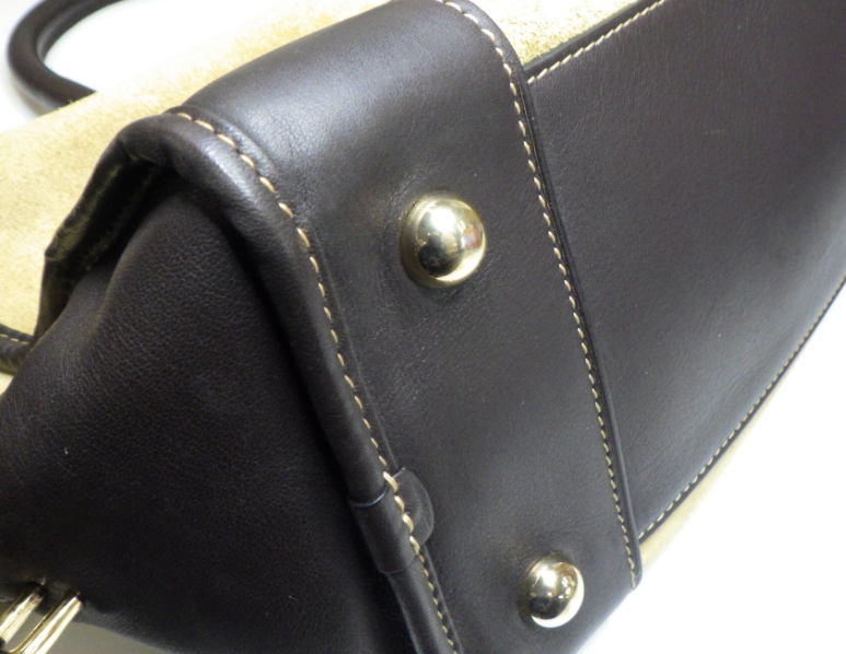 Loewe Amazona 35 ante oro marrón