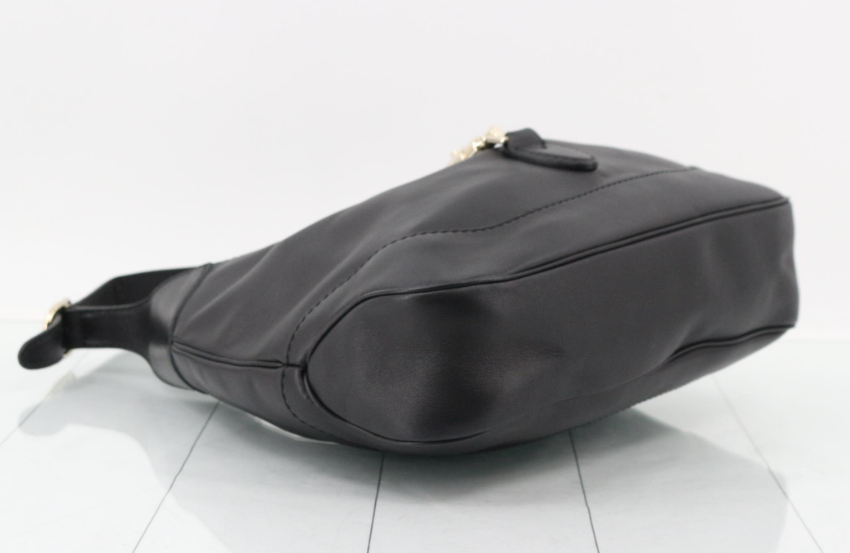 Gucci New Jackie Mediana Piel Negra Con Bandolera Extra