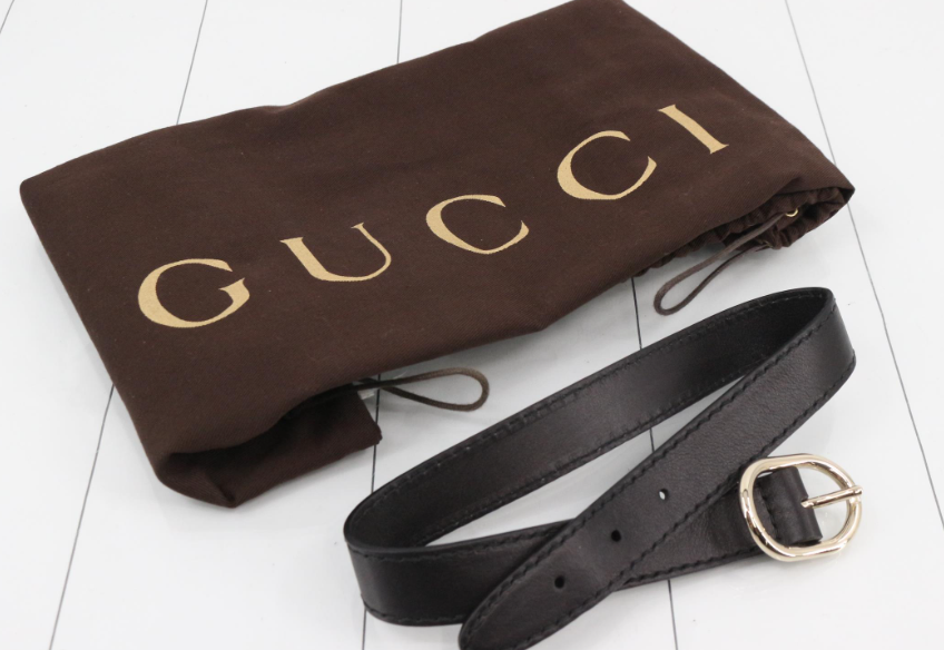 Gucci New Jackie Mediana Piel Negra Con Bandolera Extra
