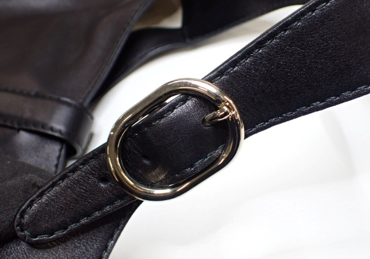 Gucci New Jackie Mediana Piel Negra Con Bandolera Extra