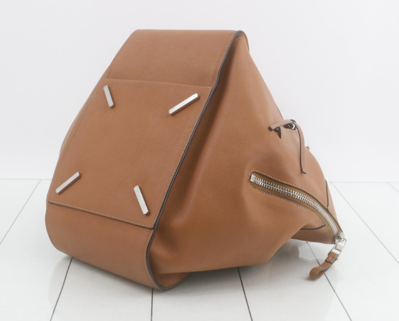 Loewe Hammock Mediano Piel Camel Con Pouch y Bandolera