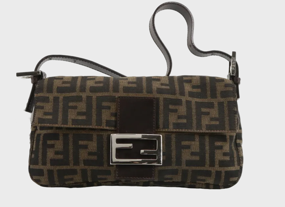 Fendi Baguette Zucca FF Marrón clasico