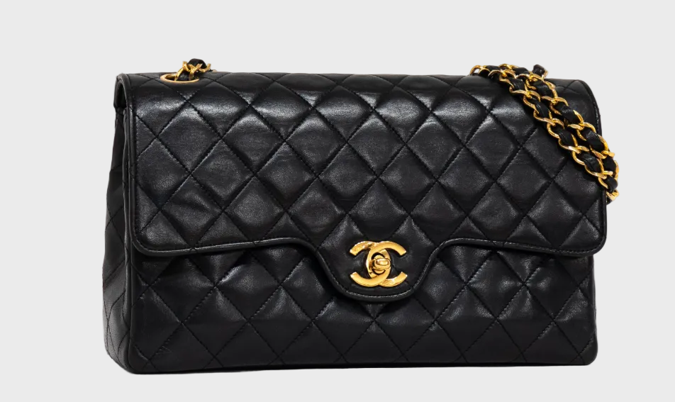 Chanel Timeless 25 Negro Classic Double Flap