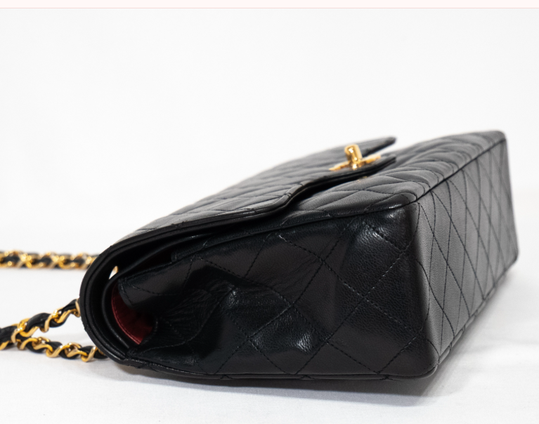 Chanel Timeless 25 Negro Classic Double Flap