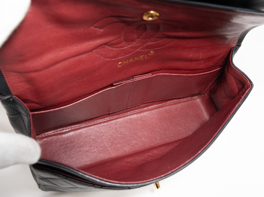 Chanel Timeless 25 Negro Classic Double Flap