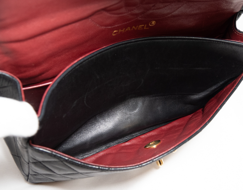 Chanel Timeless 25 Negro Classic Double Flap