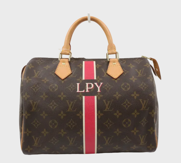 Louis Vuitton Speedy 30 Monogram personalizada LPY