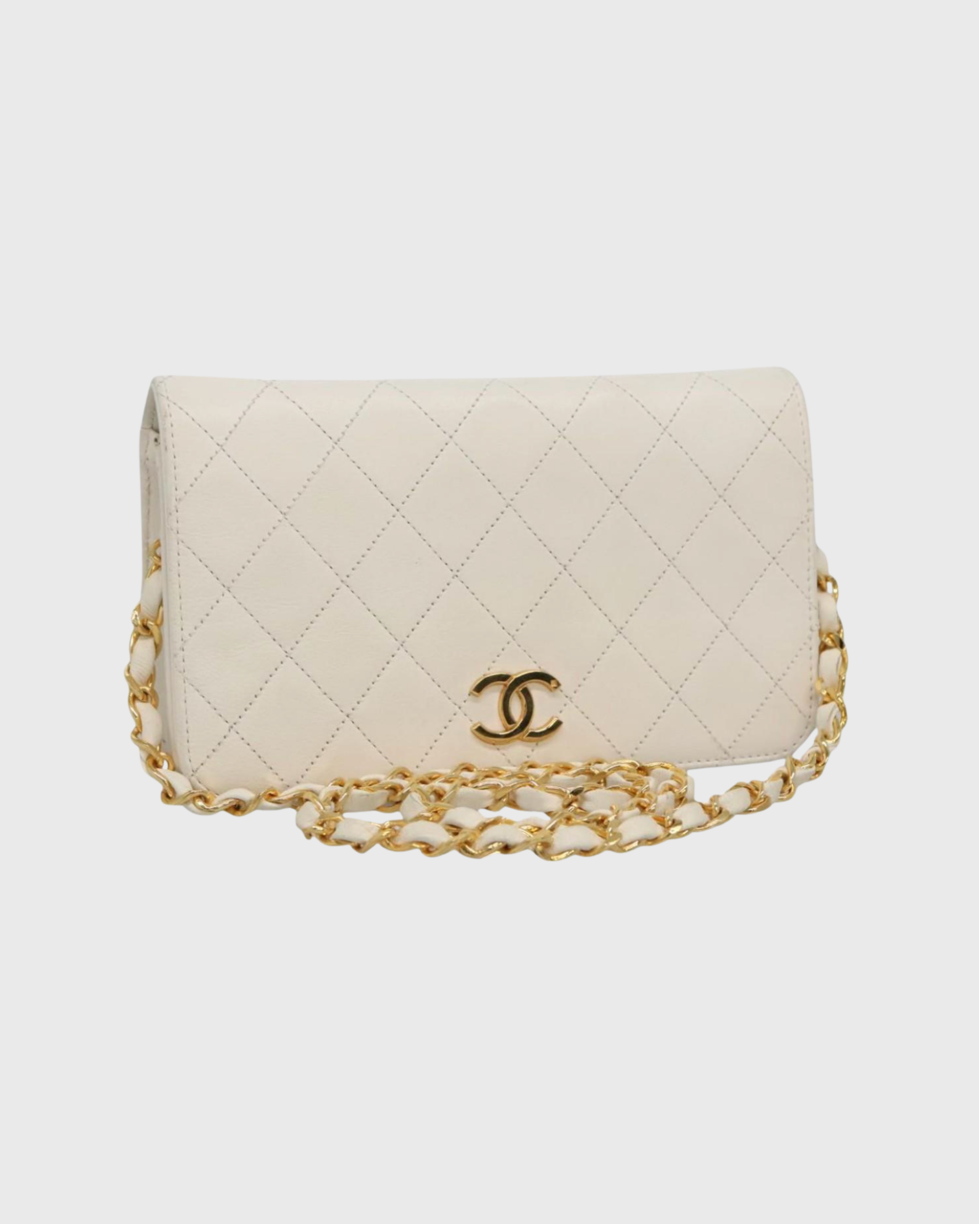 Chanel Wallet On Chain Blanca