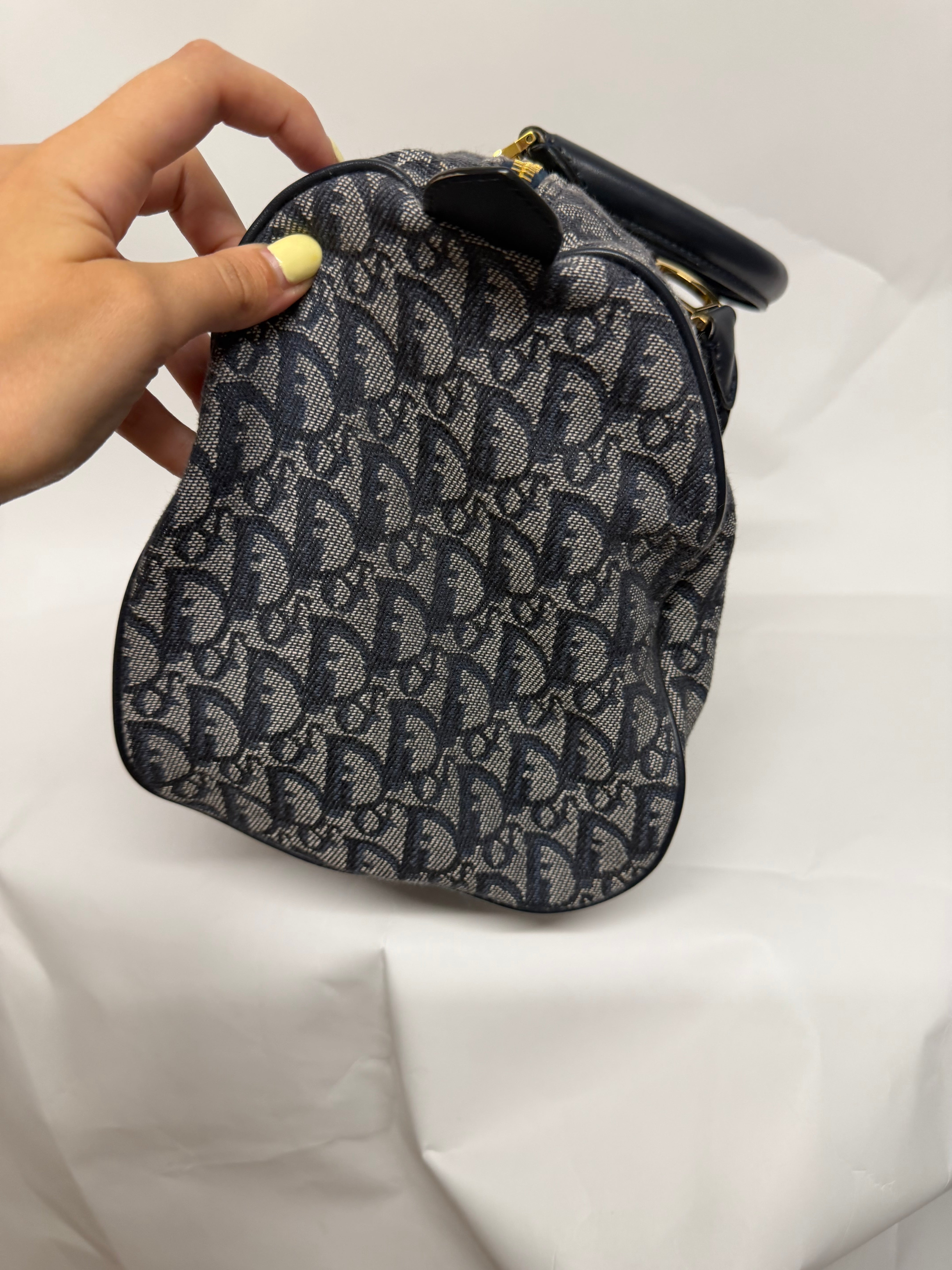 Christian Dior Trotter Boston 35 Navy