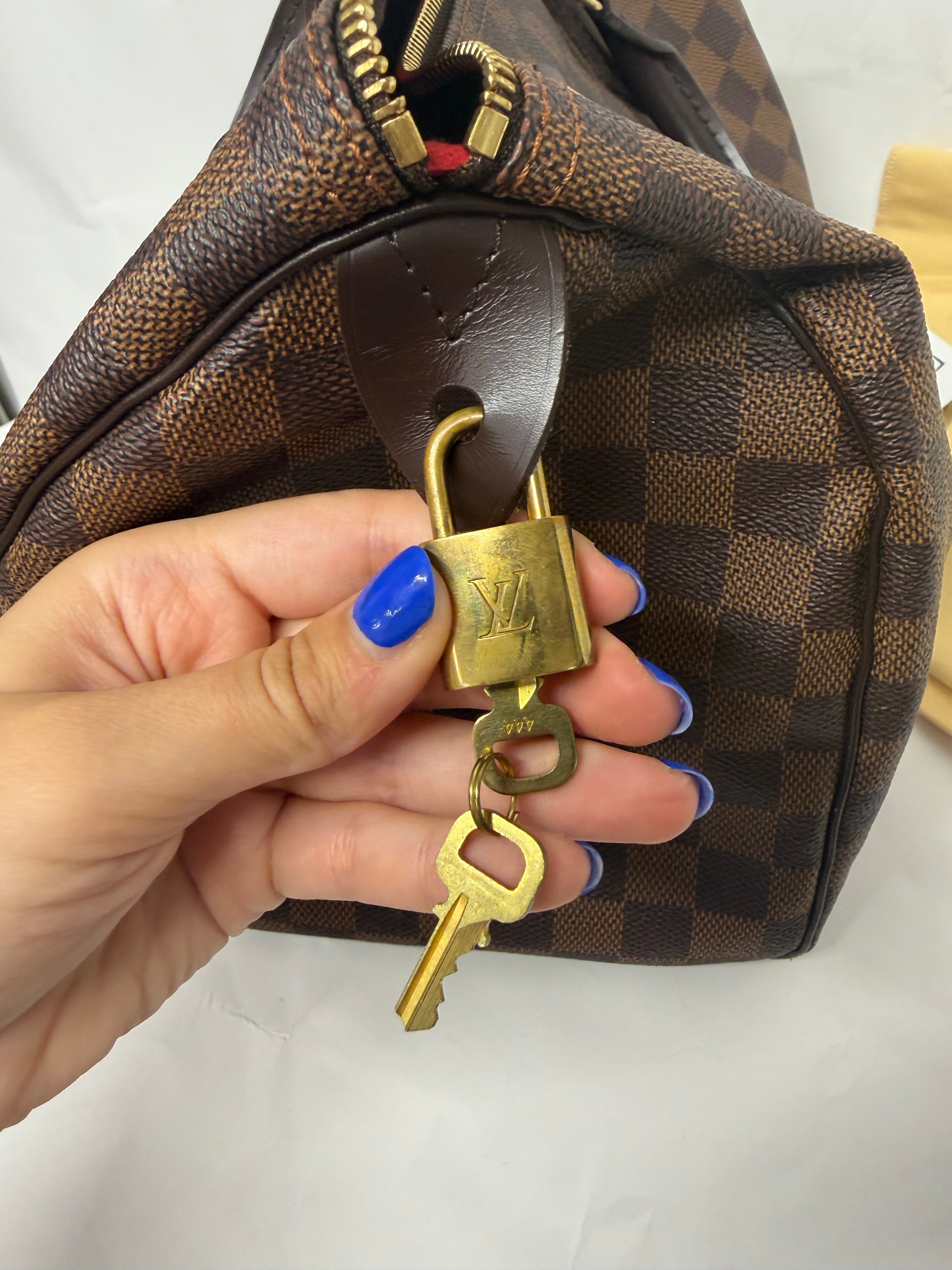 Louis Vuitton Speedy 30 Damier Ebene