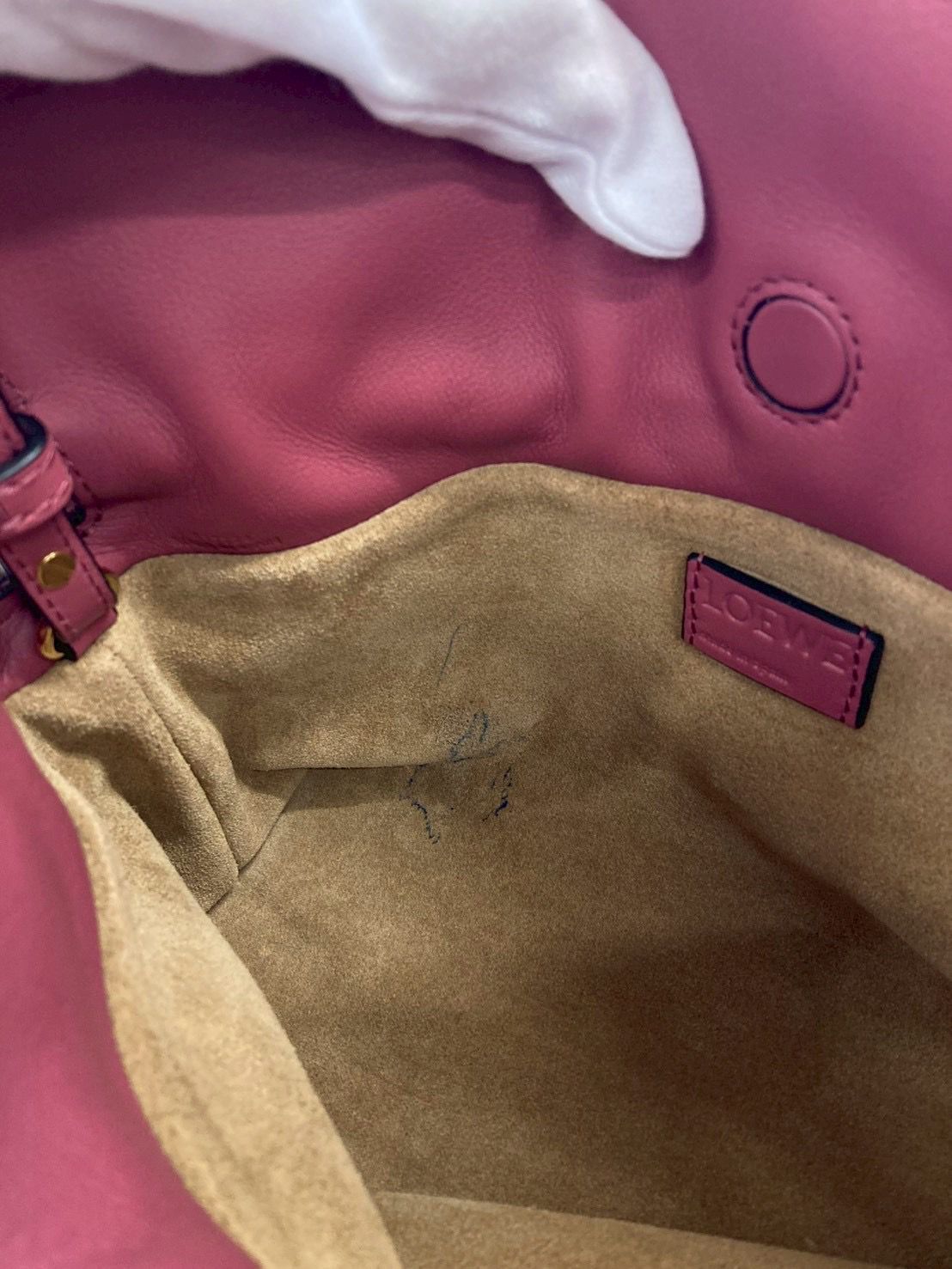 Loewe Flamenco Mini en piel nappa rosa