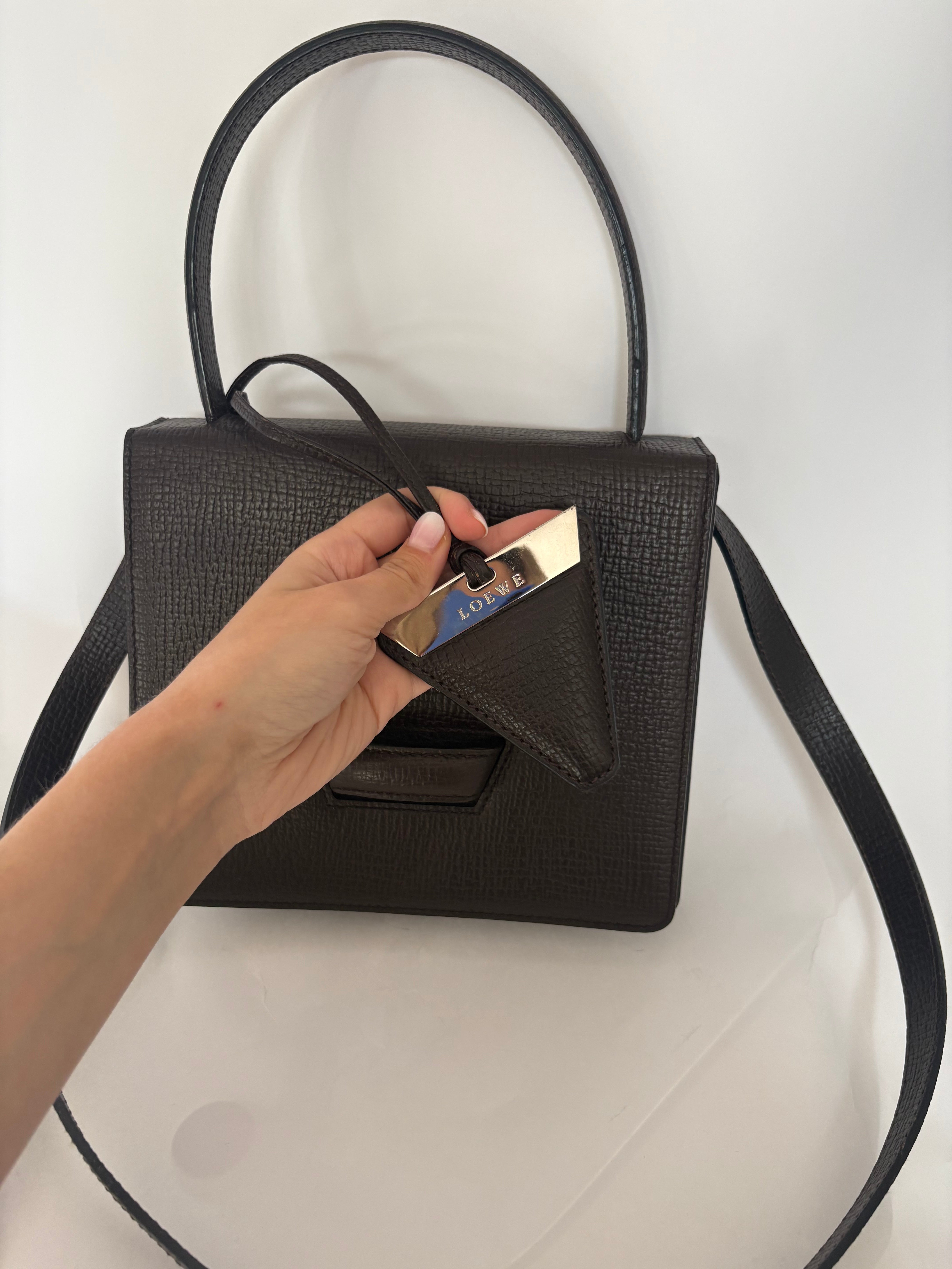 Loewe Barcelona 2-Way bandolera – Marrón